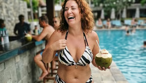 Geometric Bra-Style Bikini