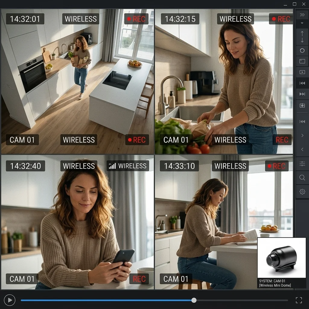 🎥 Covert Surveillance Gadget — Hotels, Bathrooms, Cars, Homes, Subways — Miniature Wireless Mini Camera