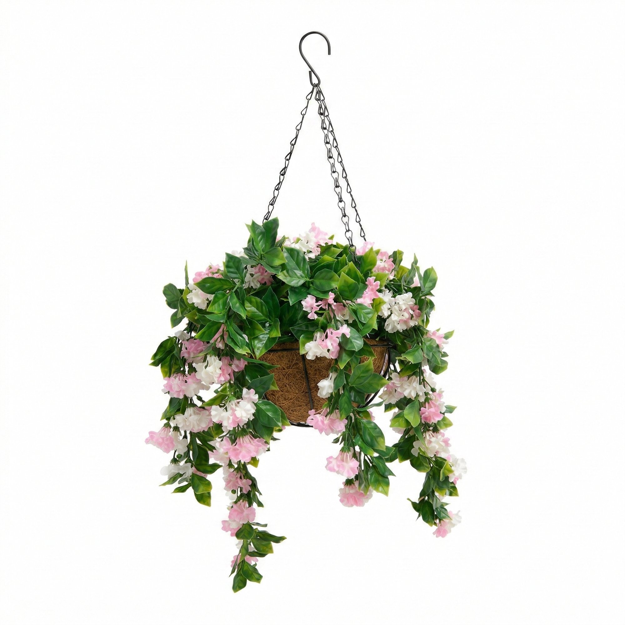 🌺 UV-Resistant Artificial Hanging Flower Basket