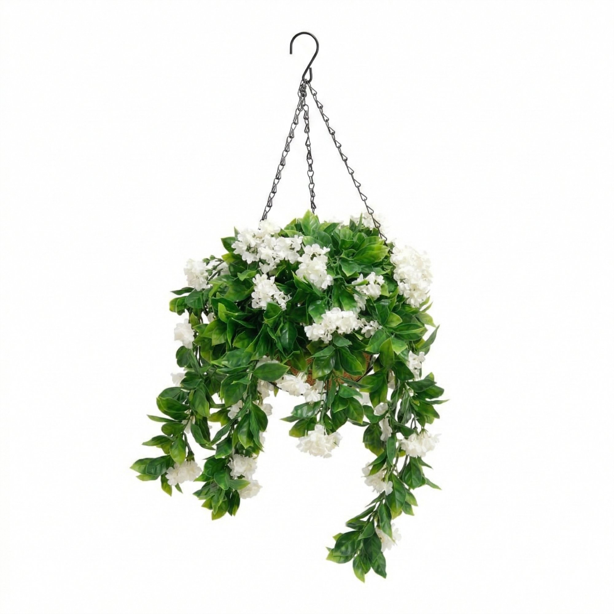🌺 UV-Resistant Artificial Hanging Flower Basket