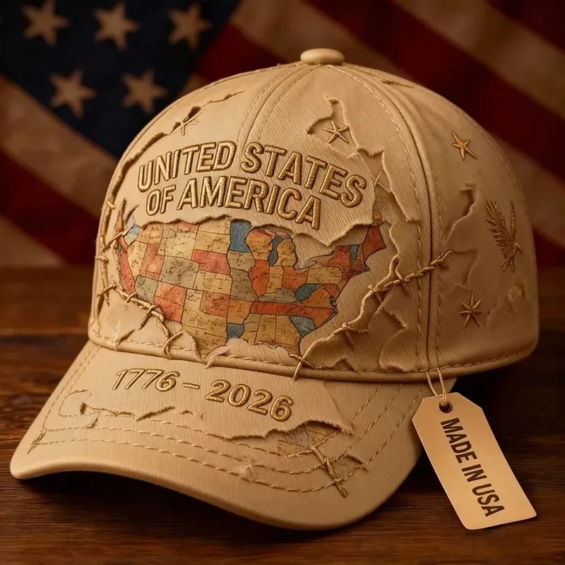 🏆 75K+ SOLD! 🔥US 250th Anniversary Printed Casual Hat