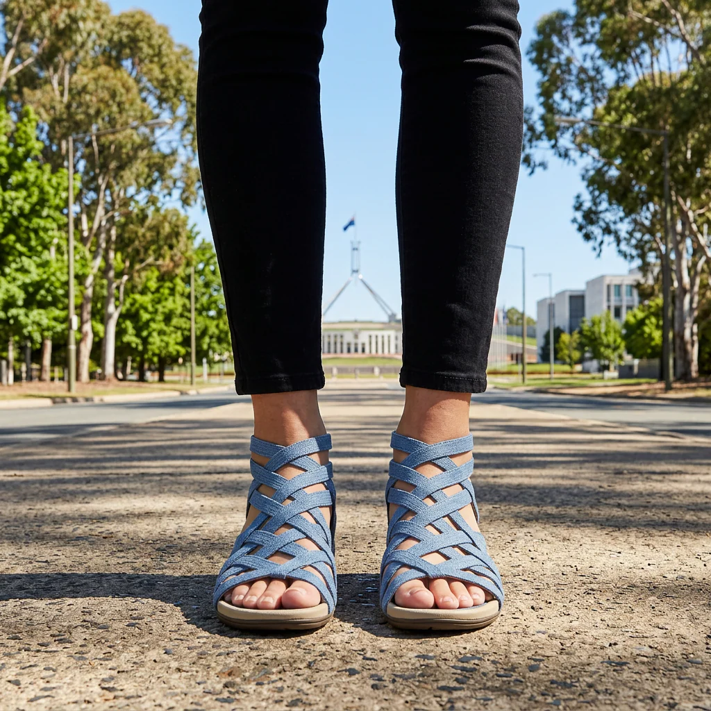  Gladiator Sandals - Multi-Strap Ankle Design