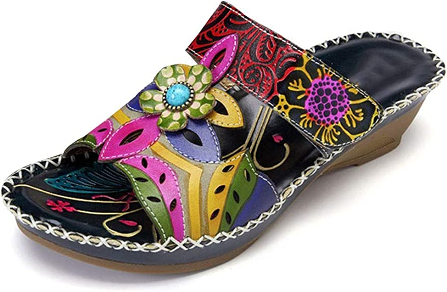 Bohemian fashion non-slip orthopedic sandals-tidenox