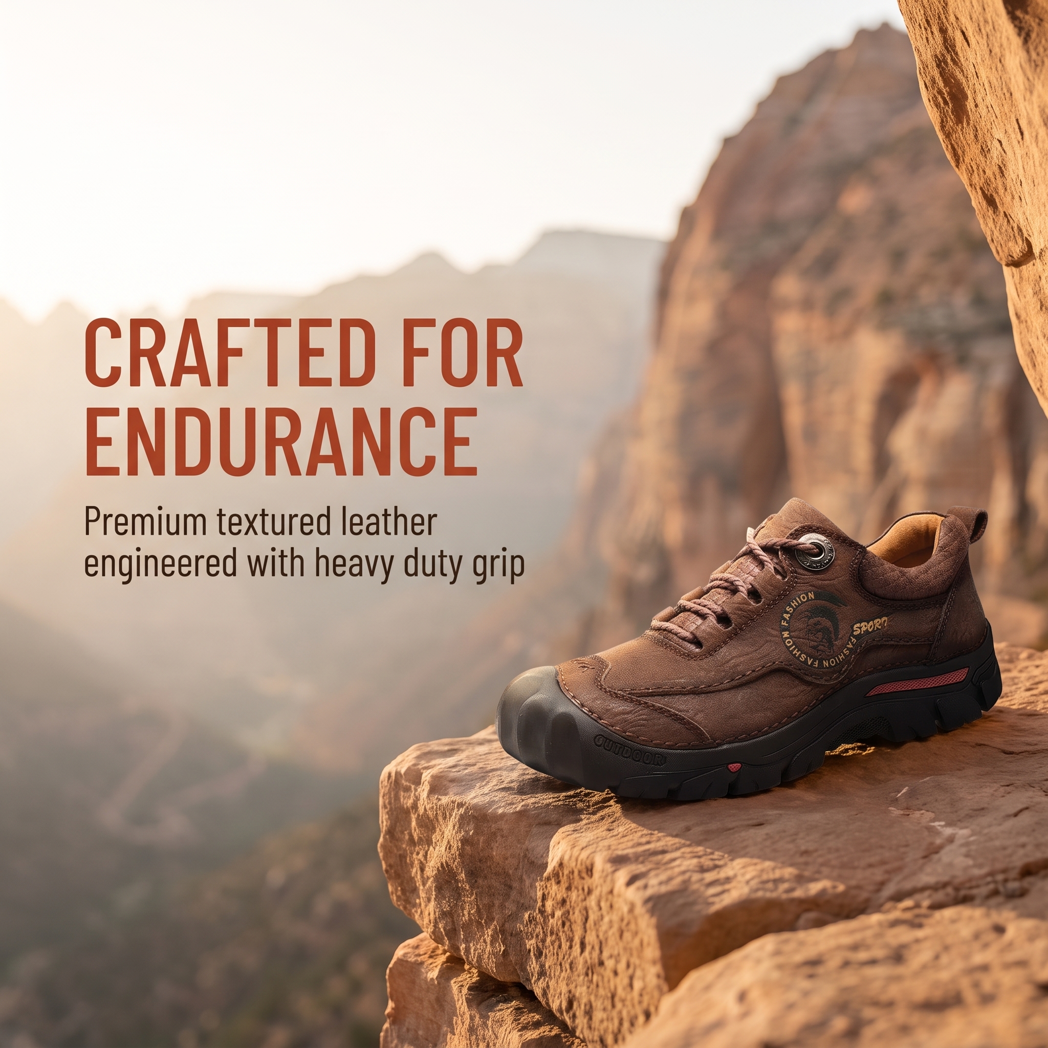 ⏰Last Day! 45% OFF  🔥Men's Waterproof Leather Outdoor Trekking Shoes
