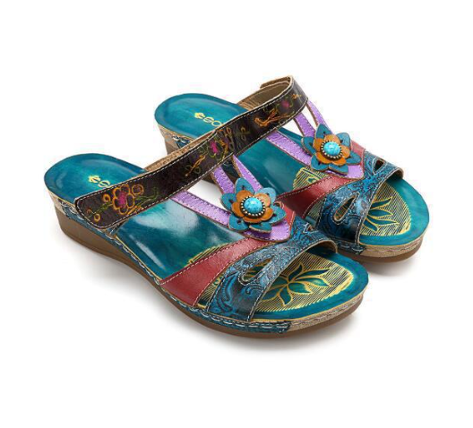 Bohemian fashion non-slip orthopedic sandals-tidenox