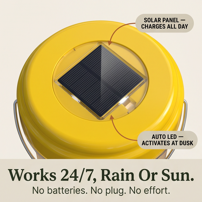 Waspora – Solar Wasp Trap with LED 