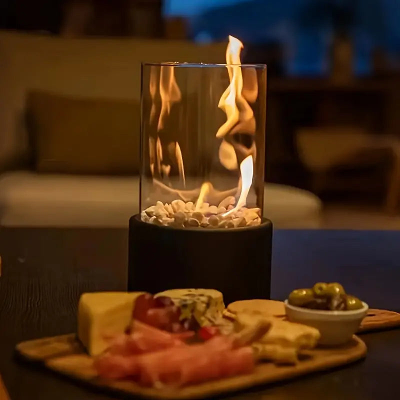 Ignora | Bioethanol Tabletop Fireplace – Modern Elegance and Smoke-Free Flame