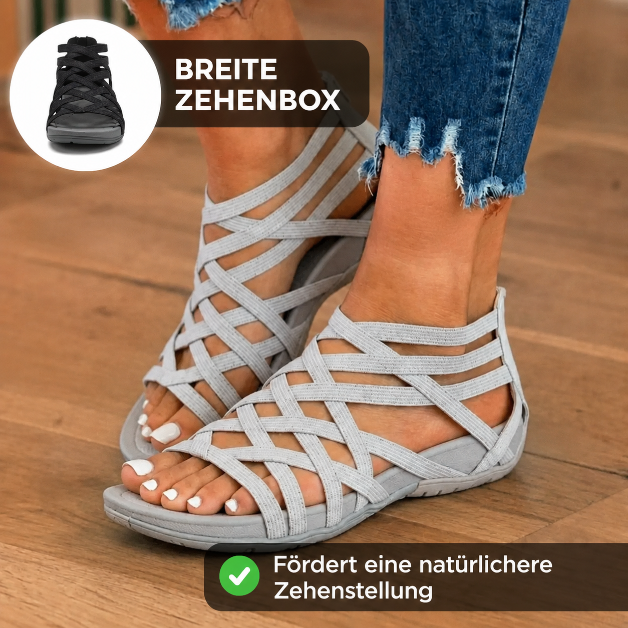 🔥2026 Summer Best Seller &mdash; Last Day Sale 60% OFF!🔥Women's Soft-Sole Orthopedic Sandals | Ultra-Comfortable Open-Toe Design