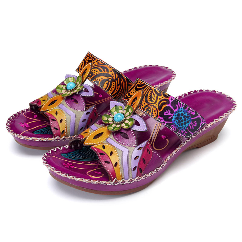 Bohemian fashion non-slip orthopedic sandals-tidenox