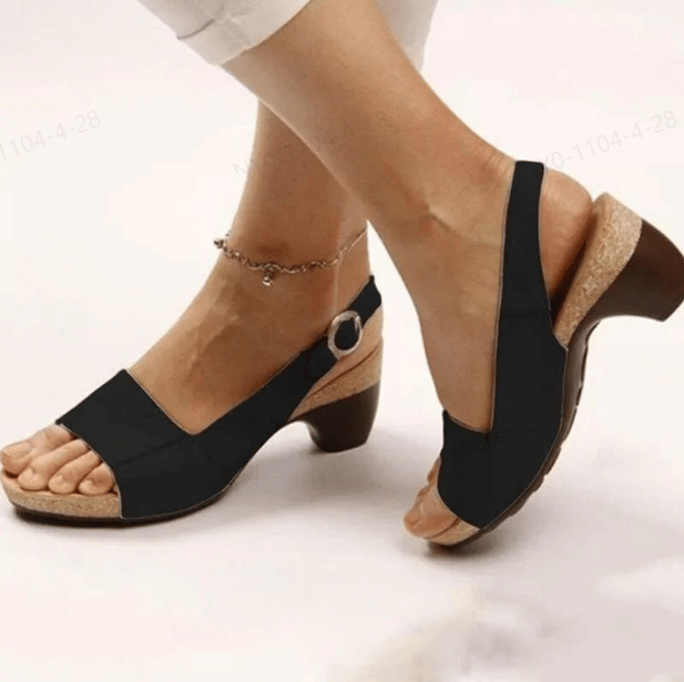 Mother's Day 49% off🔥🔥- Comfortable Elegant Low Chunky Heel Shoes-tidenox