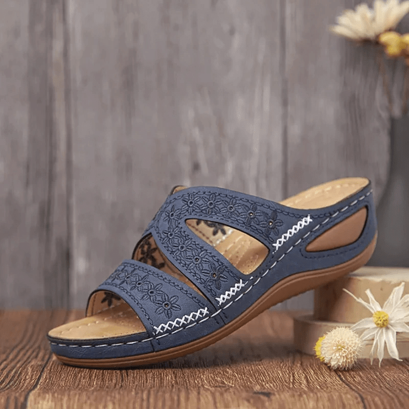 🔥Last Day Special Sale-Premium Orthopedic Thick Platform Slipper Sand-tidenox