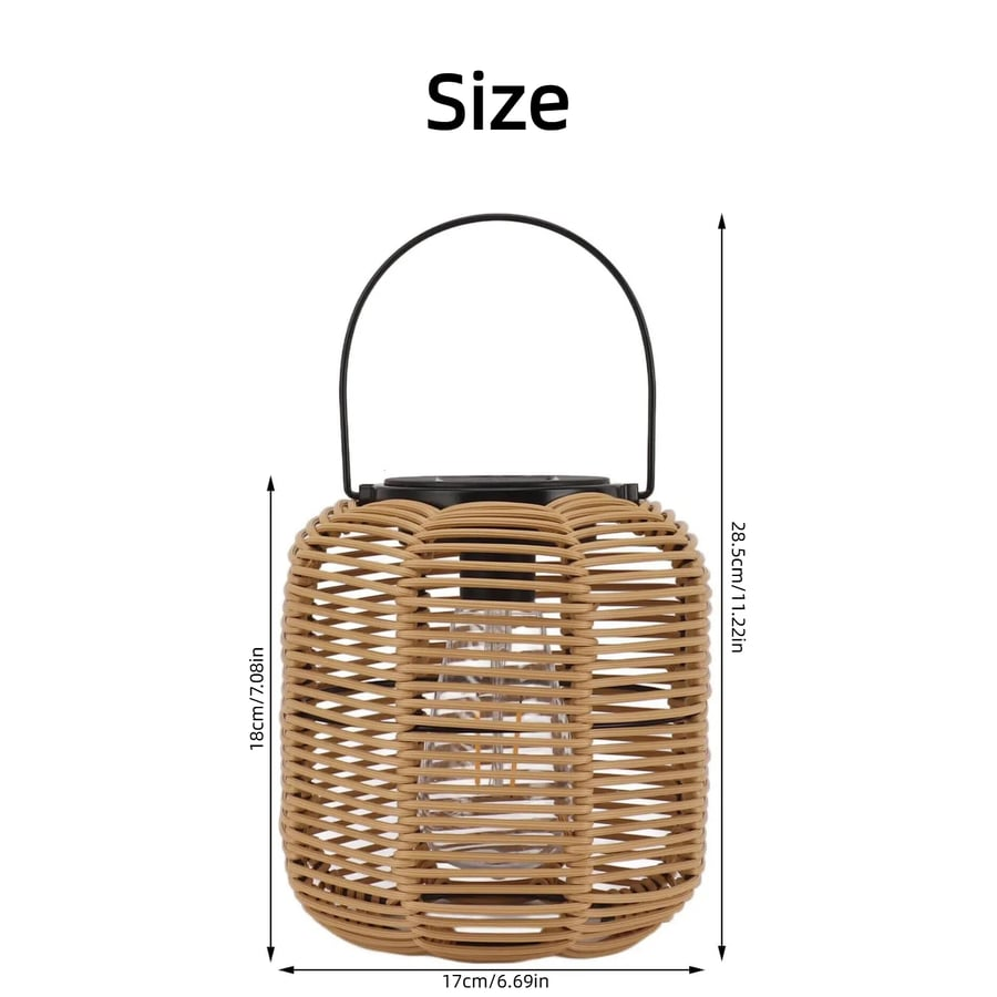Neravio™🌙 Rattan Solar Lantern 🔥