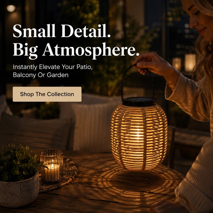 Neravio™🌙 Rattan Solar Lantern 🔥