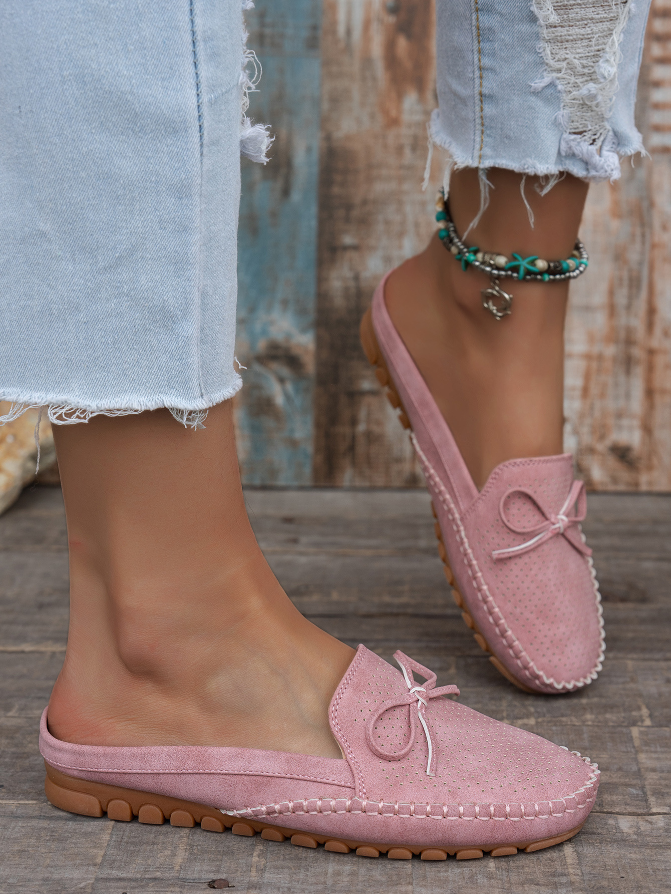 Flat Loafers &ndash; walking lifestyle shot