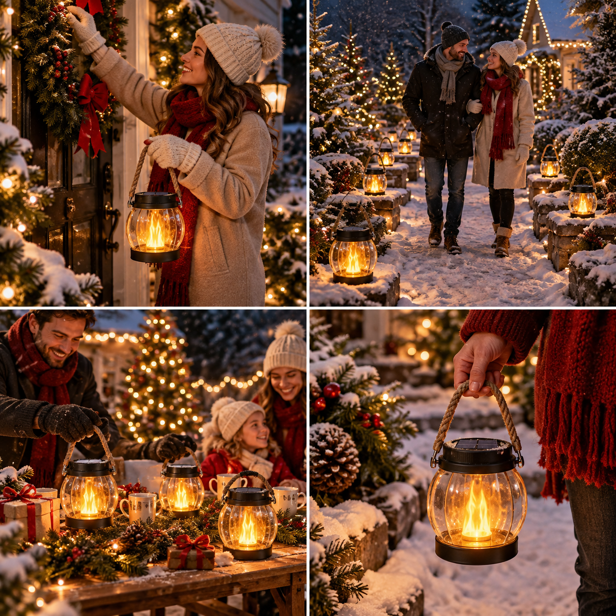 🔥 Solar Garden Lanterns – No Wiring, Auto-On at Dusk! Last Chance Before They're Gone!
