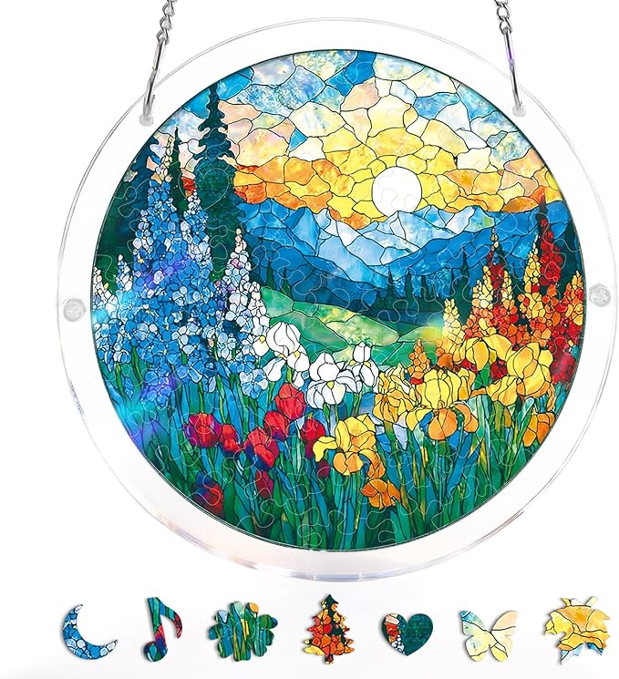 Acrylic Jigsaw Puzzle Suncatcher