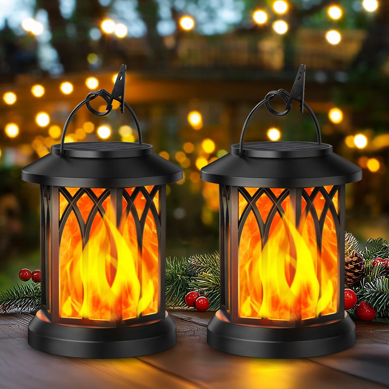 🔥 Solar Garden Lanterns – No Wiring, Auto-On at Dusk! Last Chance Before They're Gone!