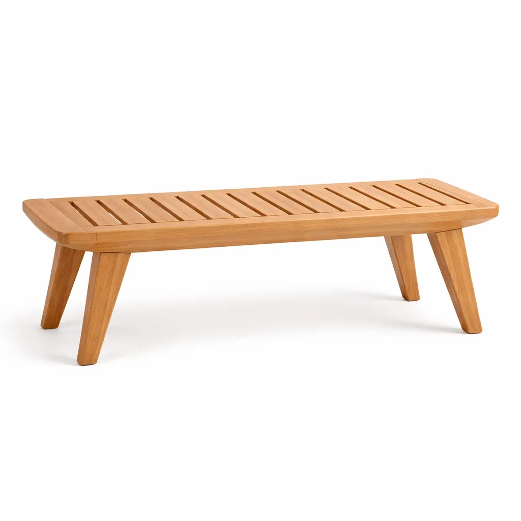 Panca in legno di teak 150x40x35 cm-DREAMNOOKZ