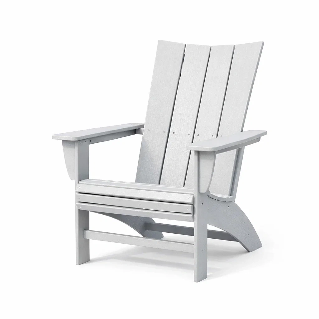 Sedia Adirondack in legno composito grigio-DREAMNOOKZ