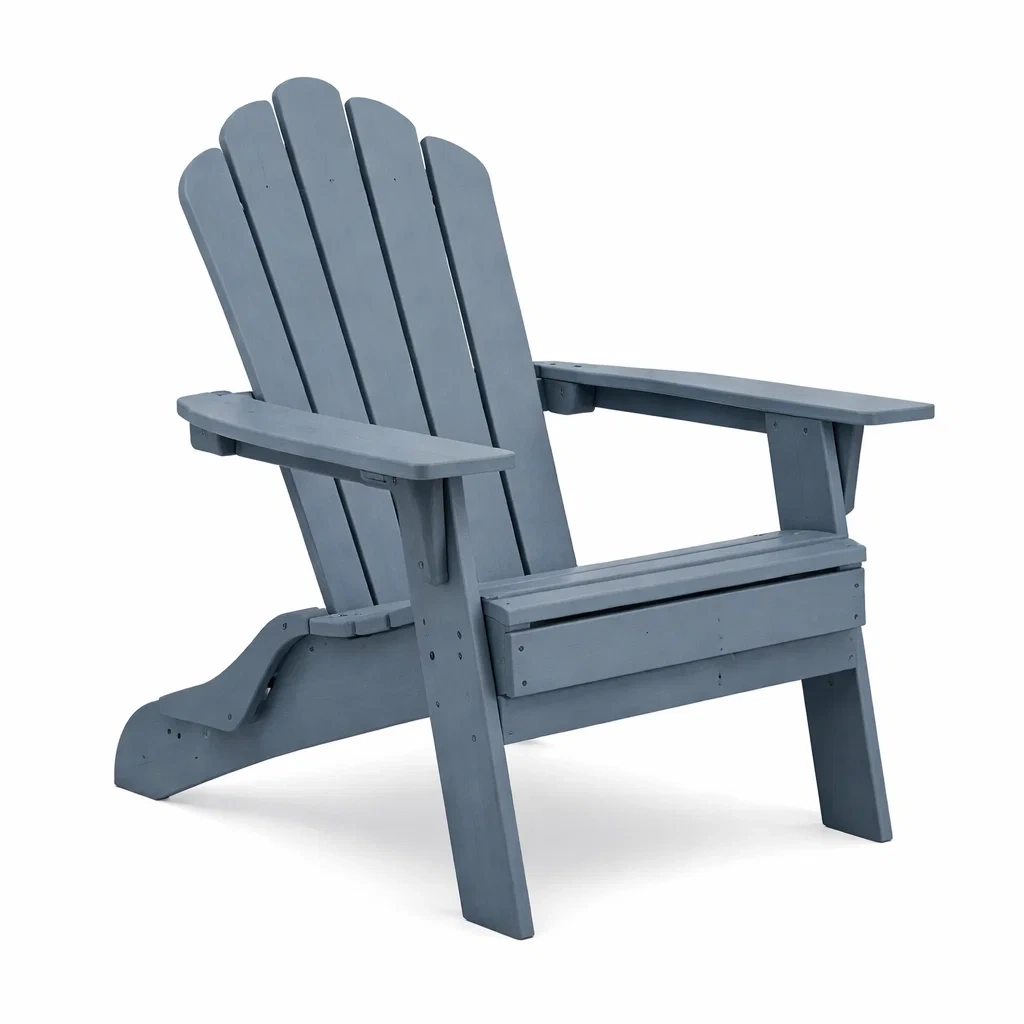 Sedia Adirondack in legno composito blu-DREAMNOOKZ
