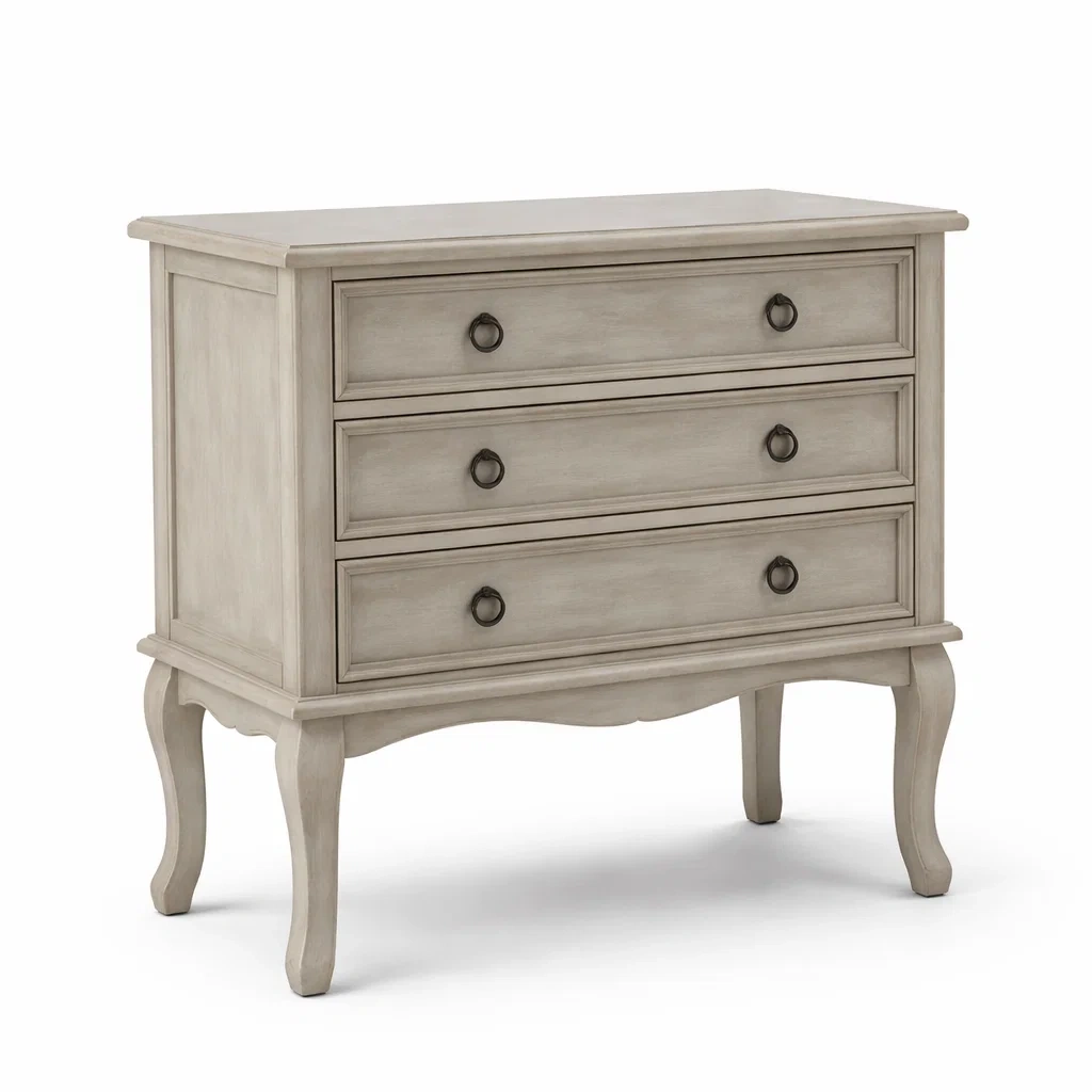 Cassettiera in Legno Grigio Chiaro con Cassetti-ZENVIBEZZ