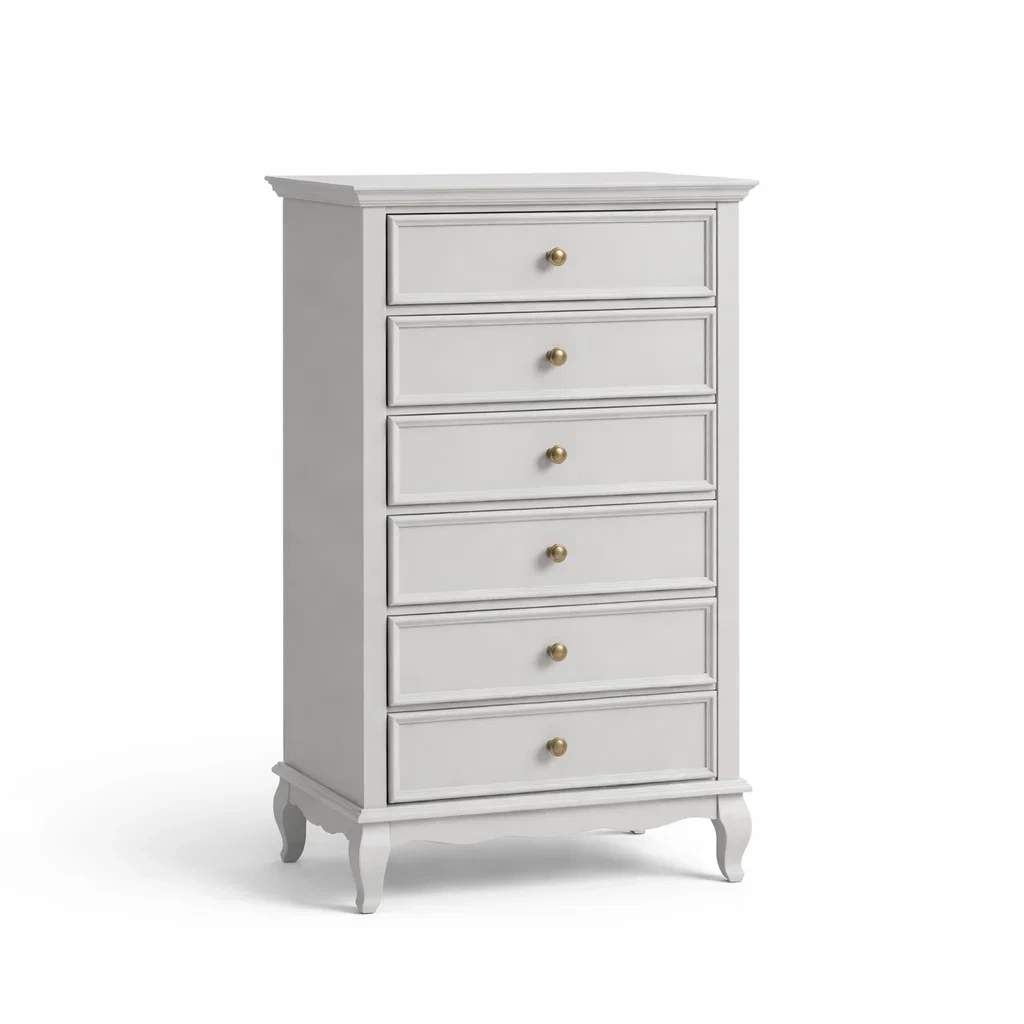 Cassettiera in Legno con Cassetti e Manopole in Metallo-ZENVIBEZZ