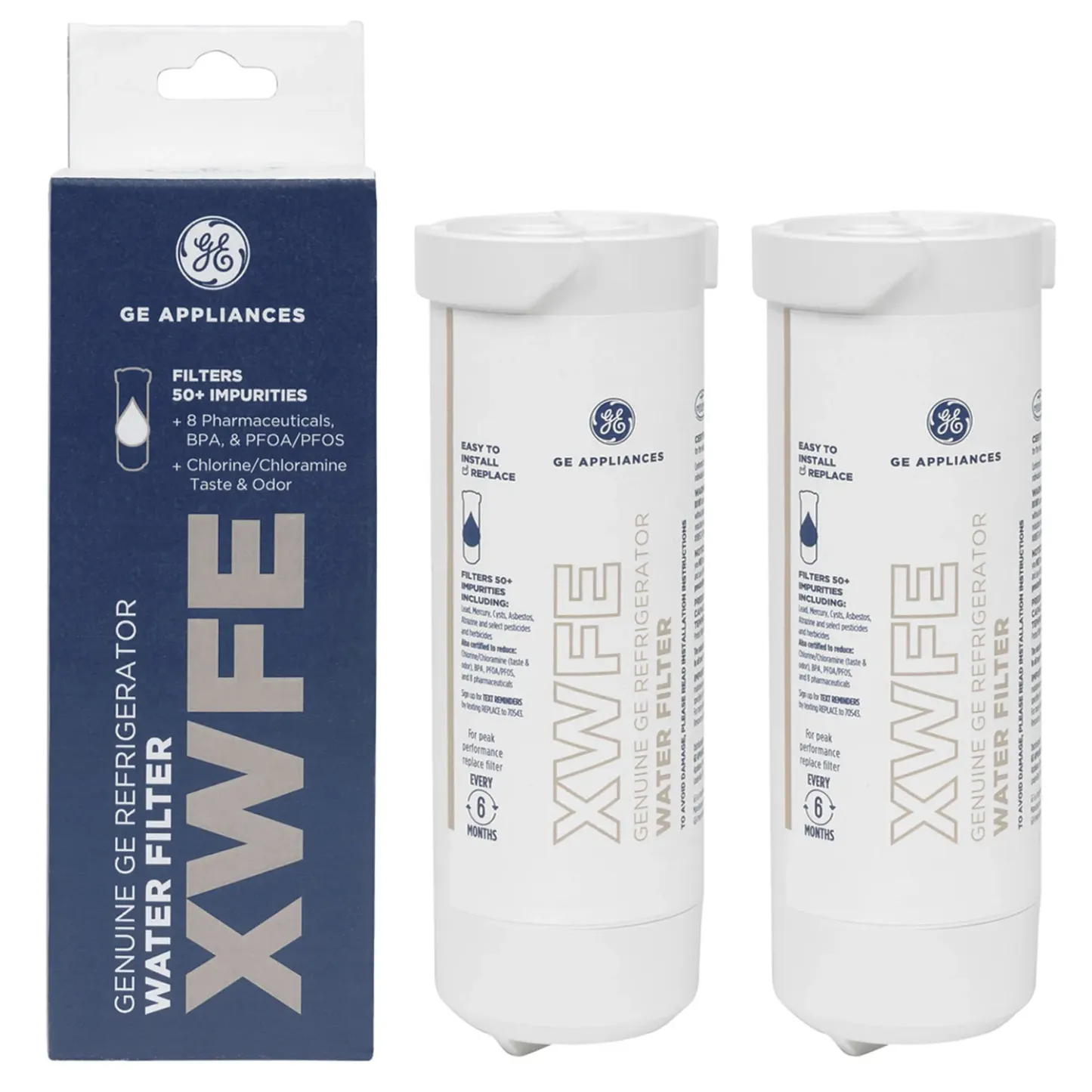 GE XWFE Refrigerator Water Filter,White