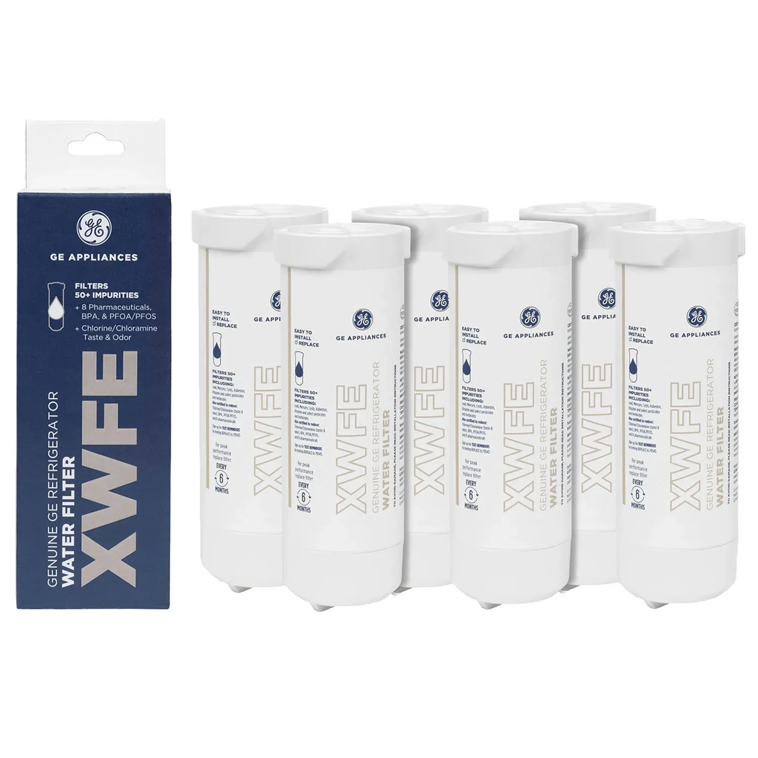 GE XWFE Refrigerator Water Filter,White