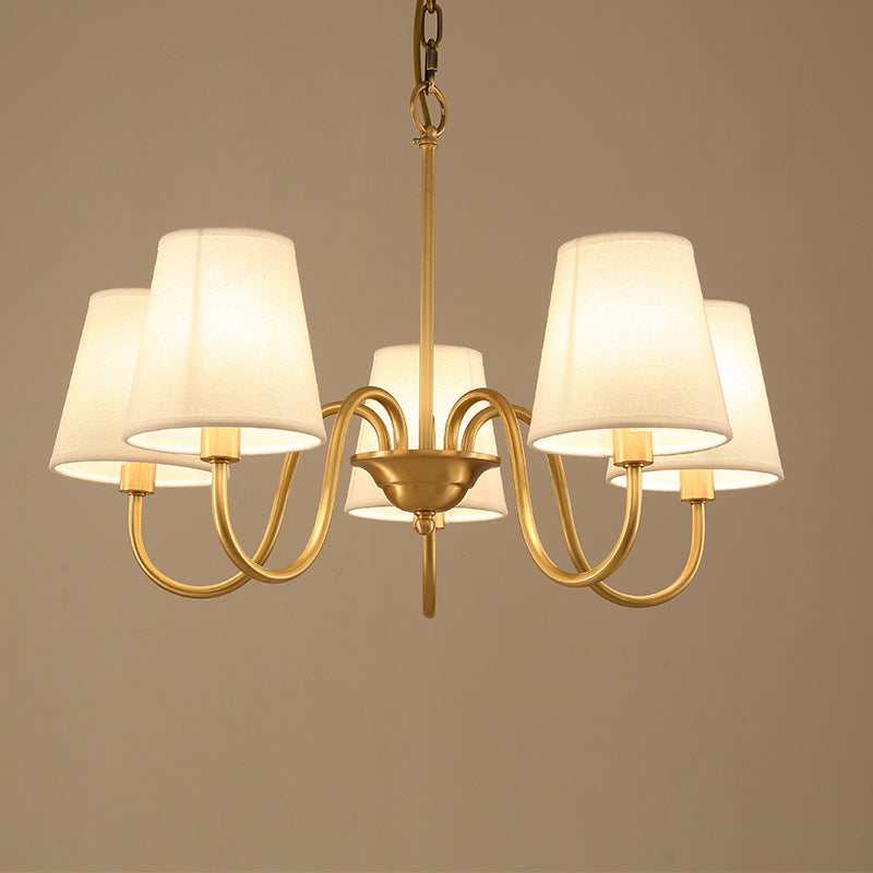 Noogni™ American Style Full Copper Fabric Pendant Light - Noogni