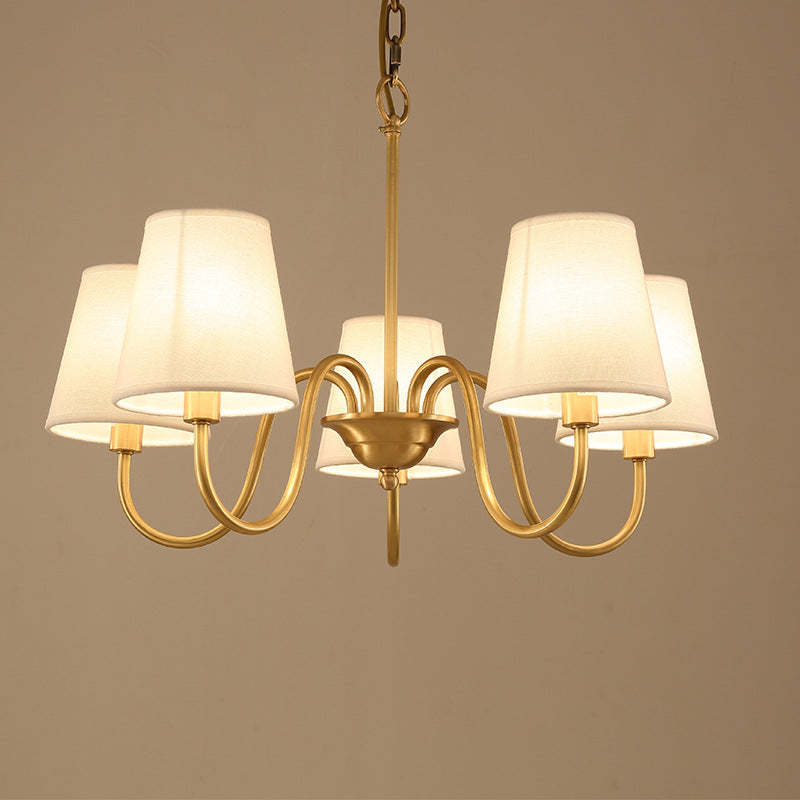 Noogni™ American Style Full Copper Fabric Pendant Light - Noogni