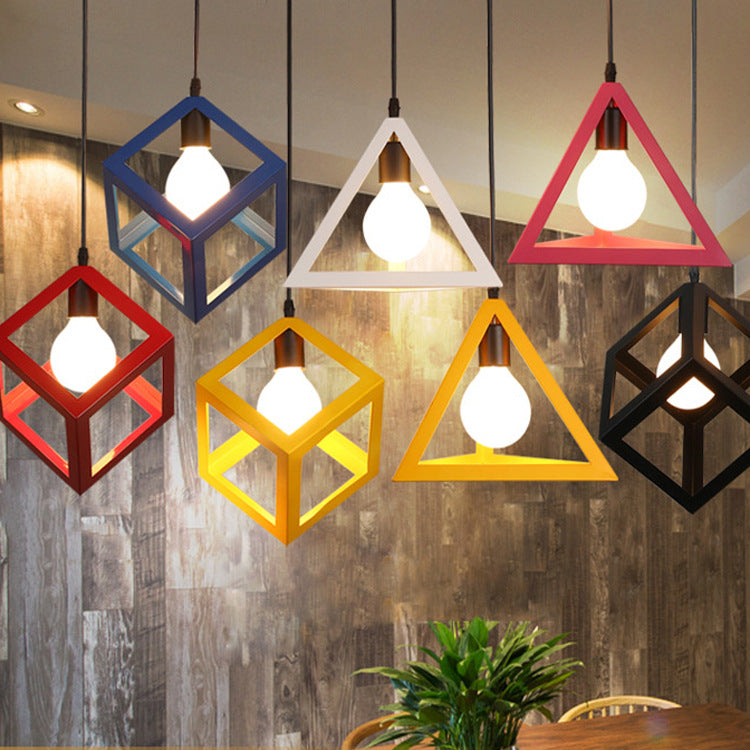 Three-Head Modern Simple Iron LED Pendant Lamp - Noogni