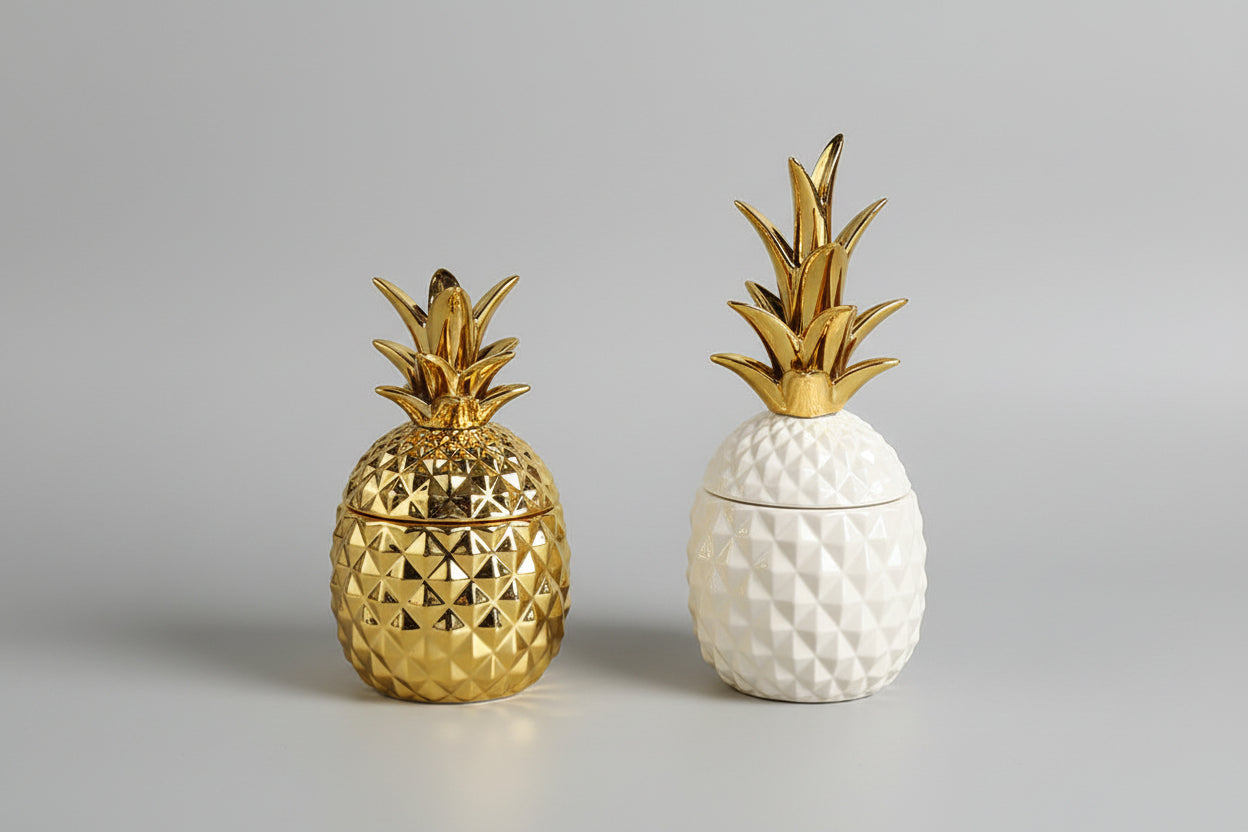 Nordic Modern Pineapple Resin Decorative Ornament for Home - Noogni