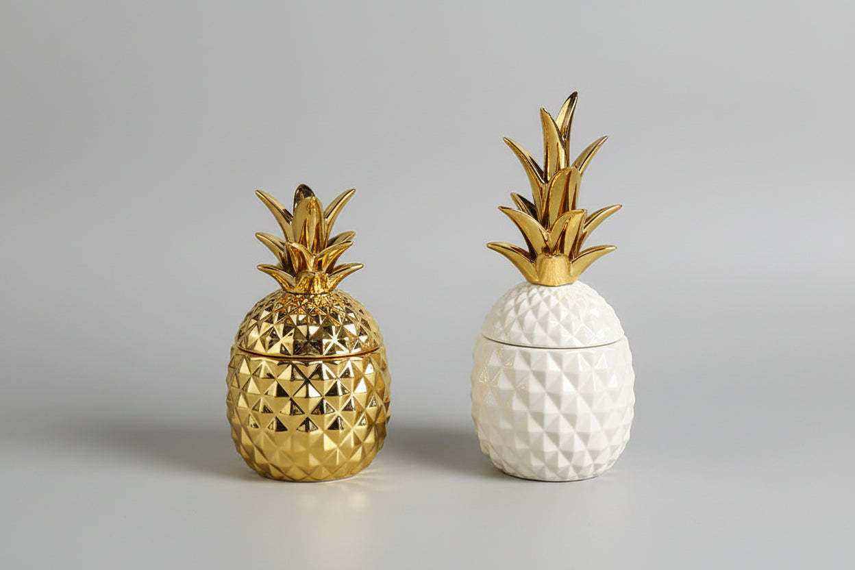 Nordic Modern Pineapple Resin Decorative Ornament for Home - Noogni