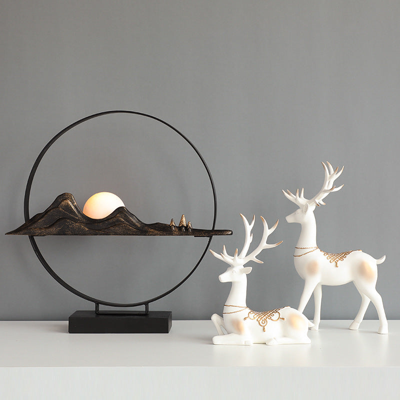 Noogni™ Modern Resin Couple Deer Statue - Noogni