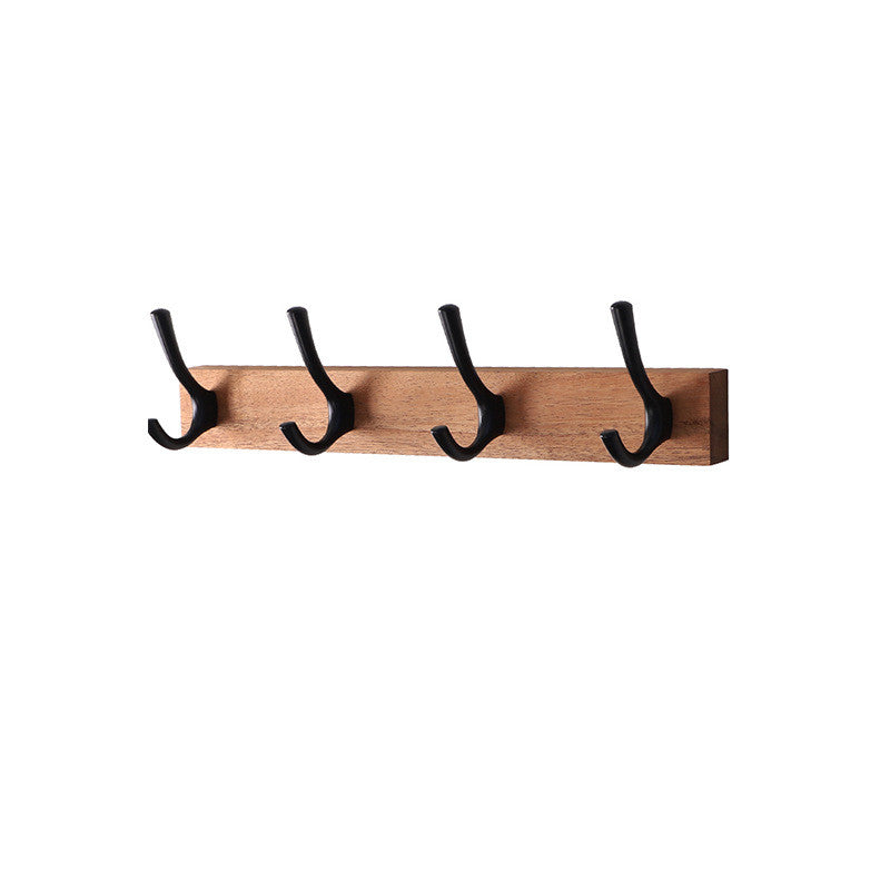 Noogni™ Premium Black Walnut 4-Hook Wall Rack - Noogni