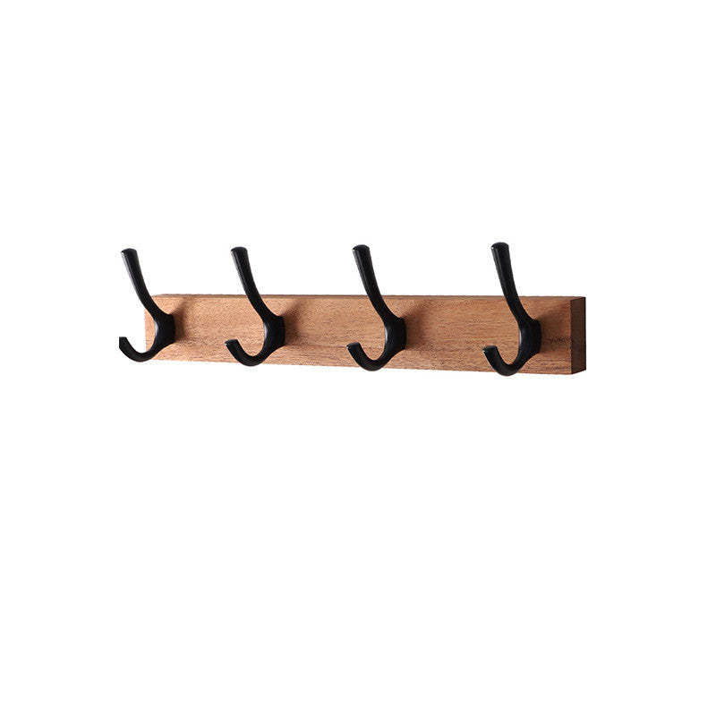 Noogni™ Premium Black Walnut 4-Hook Wall Rack - Noogni