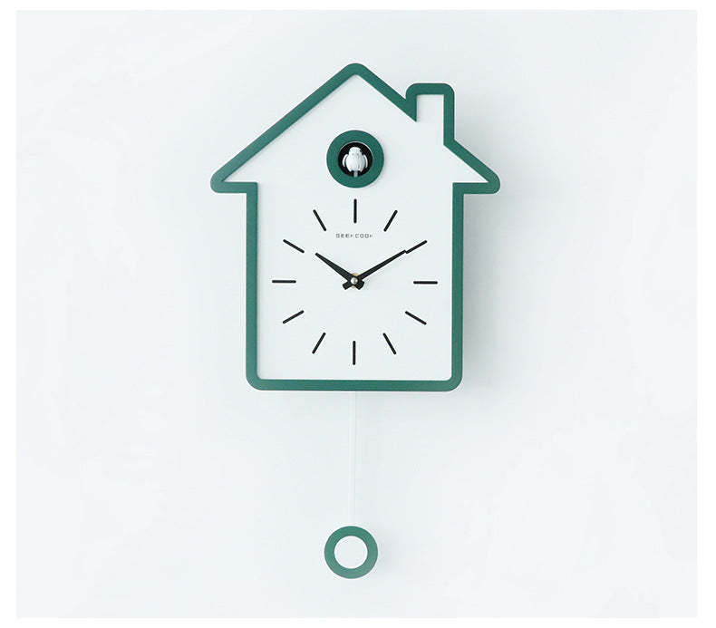Noogni™ Modern Minimalist Cuckoo Wall Clock - Noogni