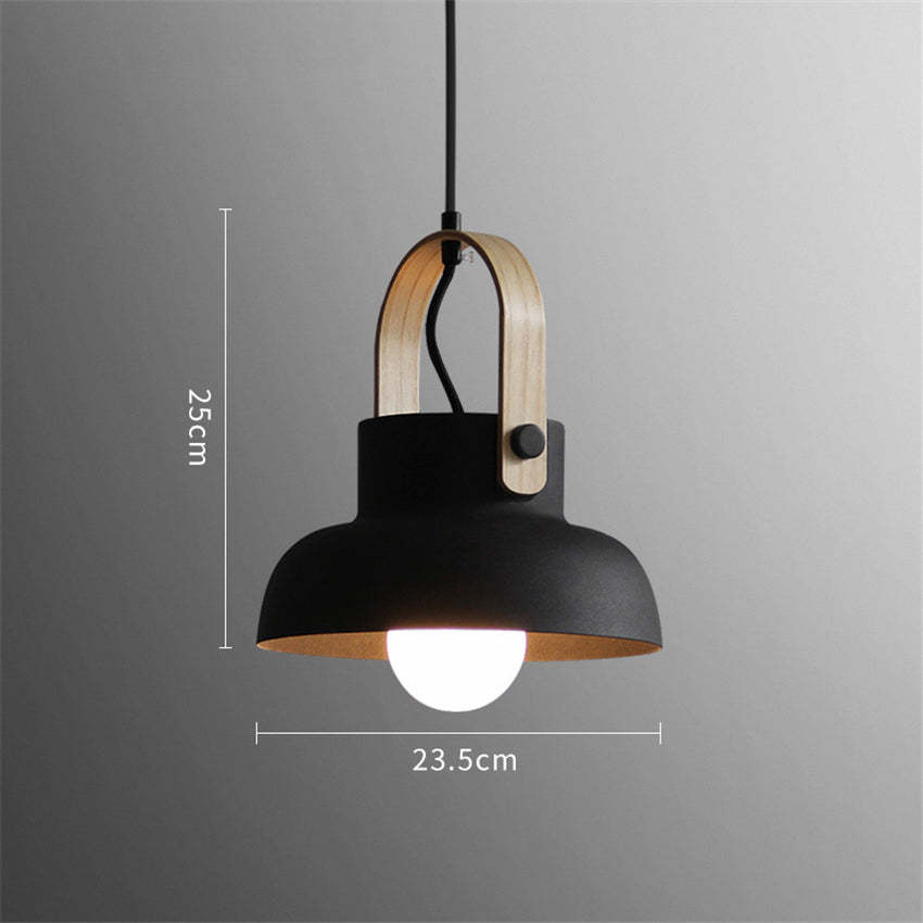 Nordic Loft LED Iron Pendant Light Industrial Retro E27 Hanging Lamp - Noogni