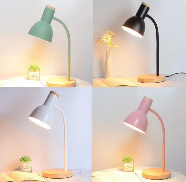 Nordic LED Desk Lamp with Adjustable Brightness and USB Power - Noogni
