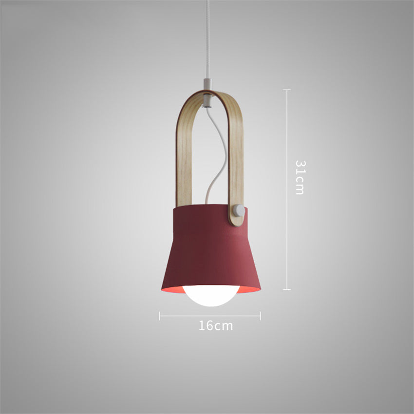 Nordic Loft LED Iron Pendant Light Industrial Retro E27 Hanging Lamp - Noogni