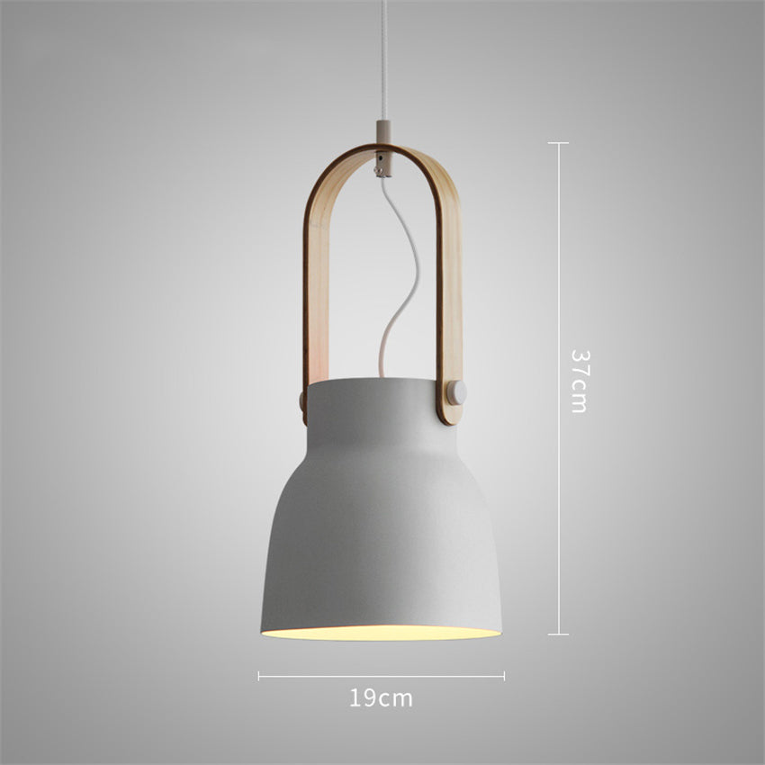 Nordic Loft LED Iron Pendant Light Industrial Retro E27 Hanging Lamp - Noogni