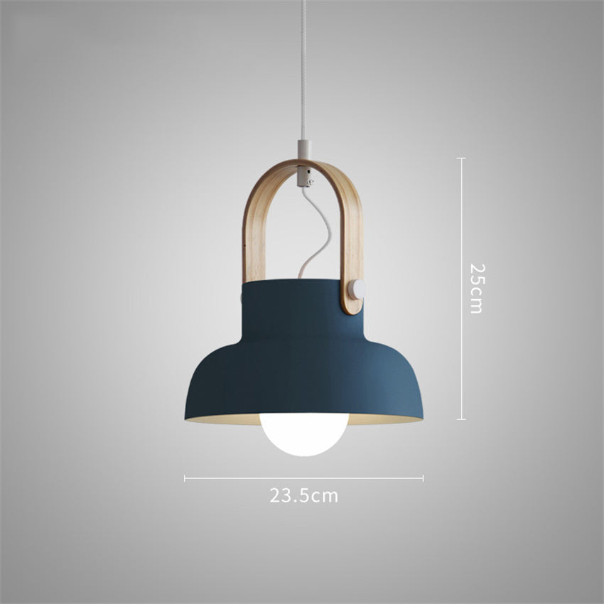 Nordic Loft LED Iron Pendant Light Industrial Retro E27 Hanging Lamp - Noogni
