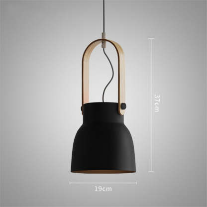 Nordic Loft LED Iron Pendant Light Industrial Retro E27 Hanging Lamp - Noogni