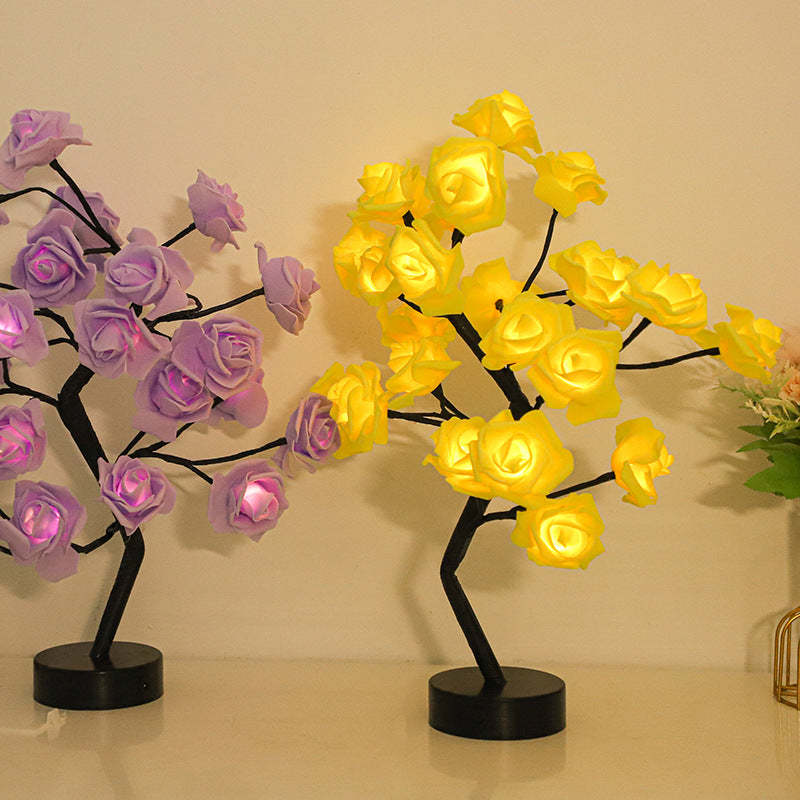 LED Rose Table Lamp Decoration - Noogni