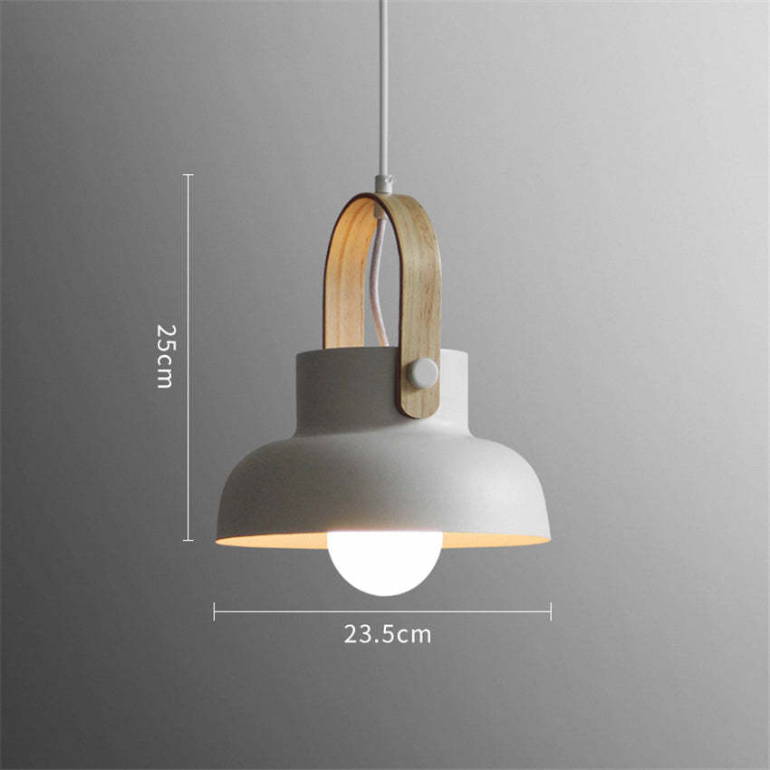 Nordic Loft LED Iron Pendant Light Industrial Retro E27 Hanging Lamp - Noogni