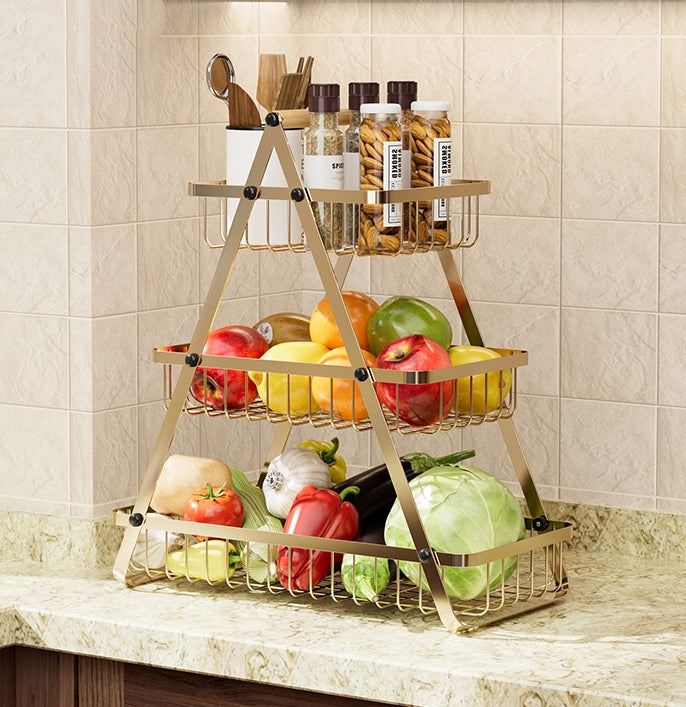 Multi-Functional Kitchen Fruit and Vegetable Storage Rack - Noogni