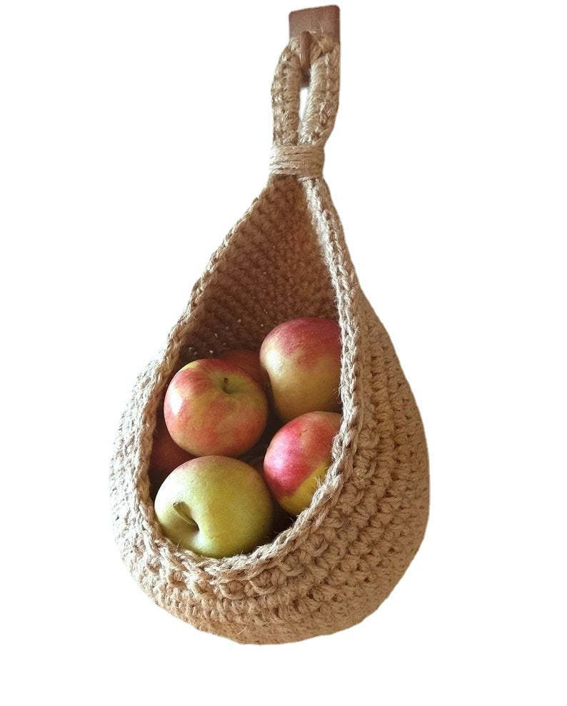 Wall Hanging Wicker Fruit and Vegetable Basket - Noogni