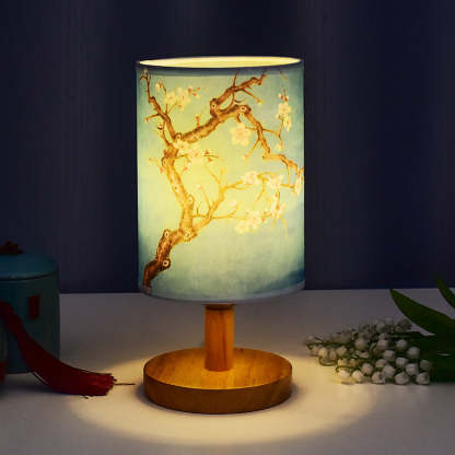 Chinese Style LED Bedside Table Lamp Decorative Night Light - Noogni