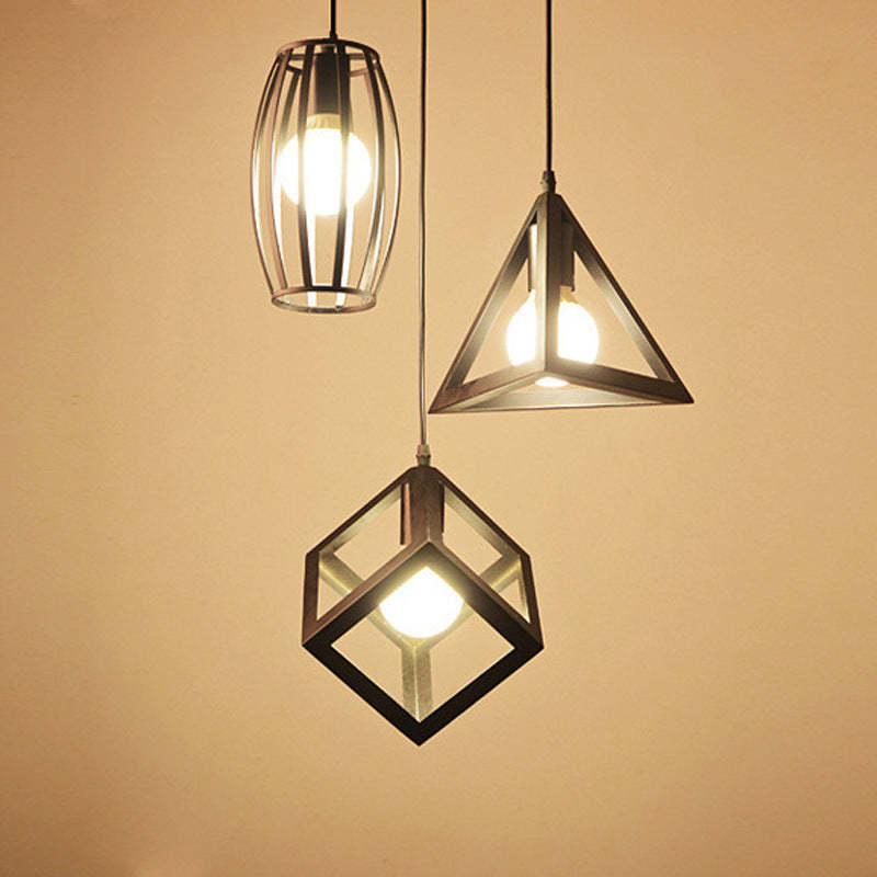 Three-Head Modern Simple Iron LED Pendant Lamp - Noogni