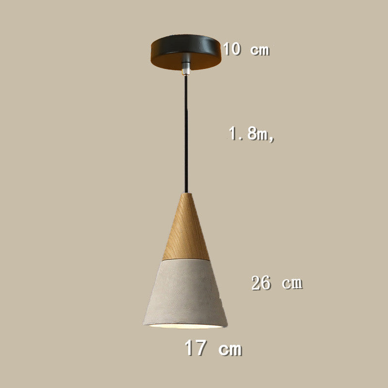 Loft Industrial Cement Pendant Light Nordic Style - Noogni